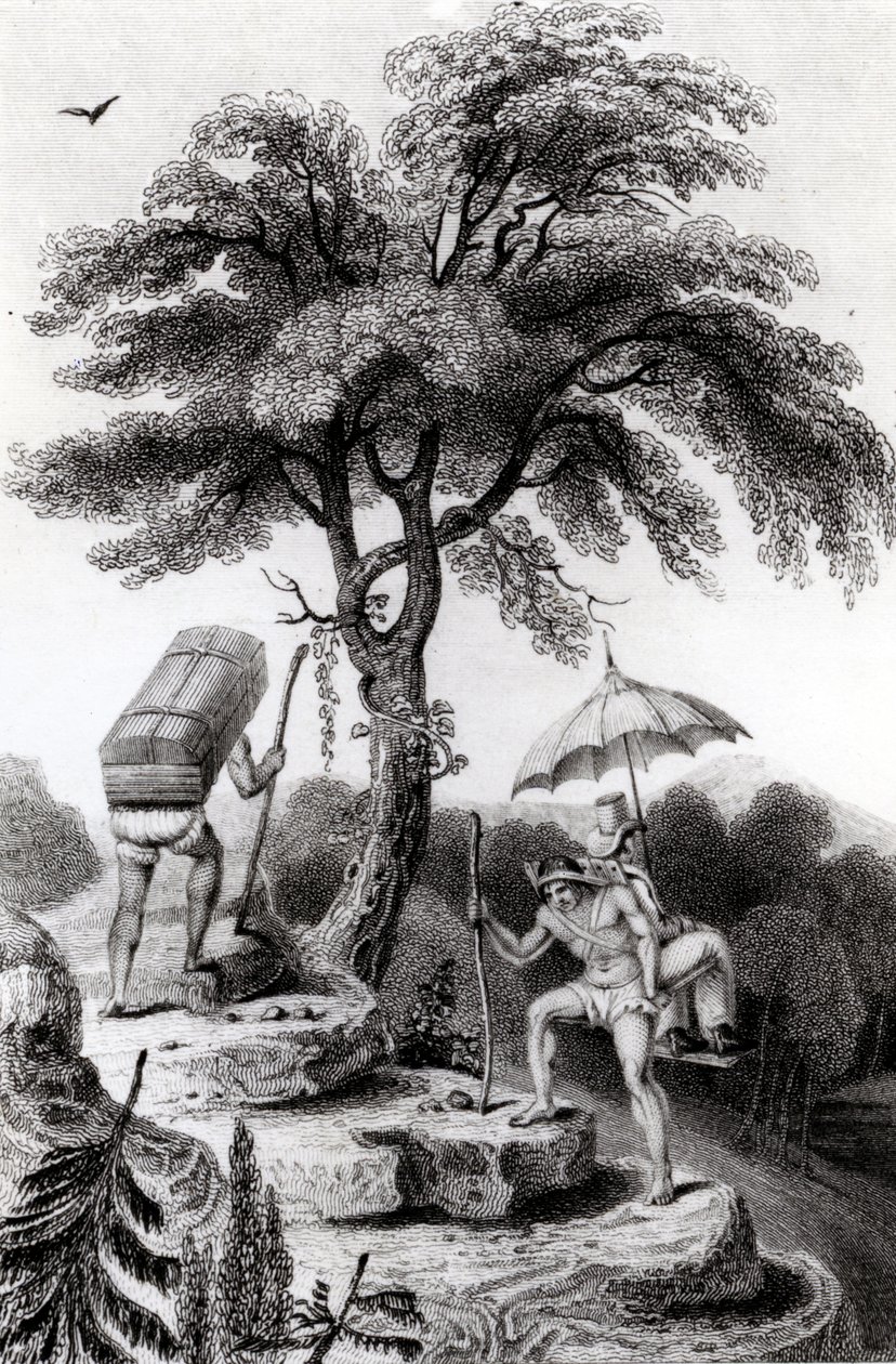 Kilátás a hágóra Quindioból, illusztrációja John P. Hamilton „Utazások Kolumbia belső tartományain” című művéből, 1827. alkotó: Edward Francis Finden