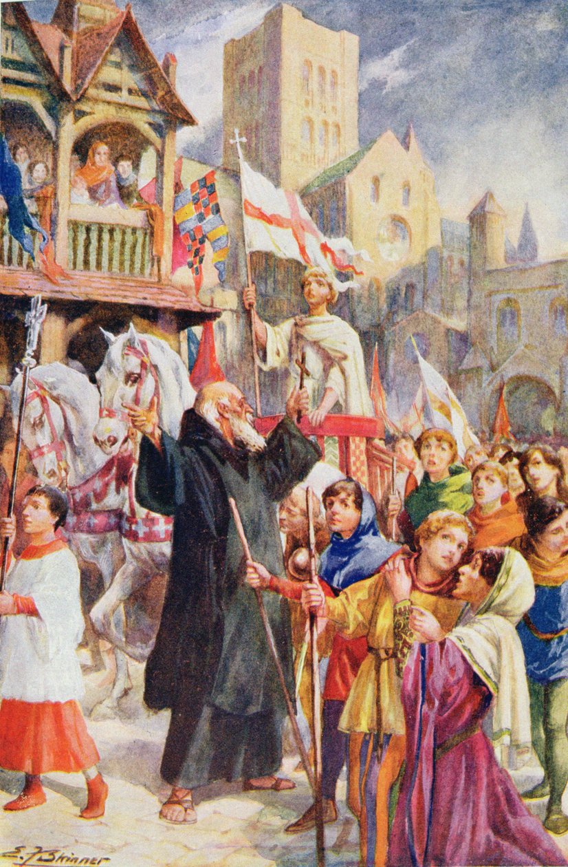 Az 1212-es gyermekkeresztes hadjárat, illusztráció a "Hutchinson