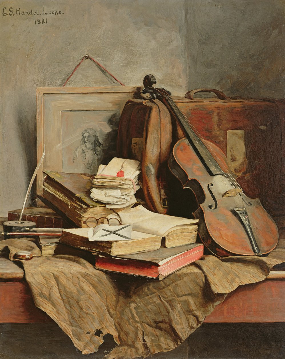 Az idő mindent megpróbál, 1881 alkotó: Edward George Handel Lucas