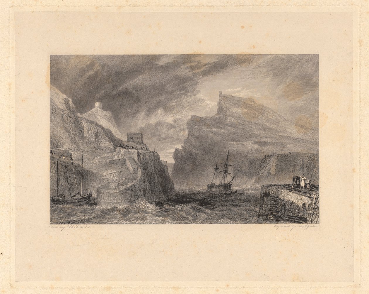 Boscastle, Cornwall alkotó: Edward Goodall