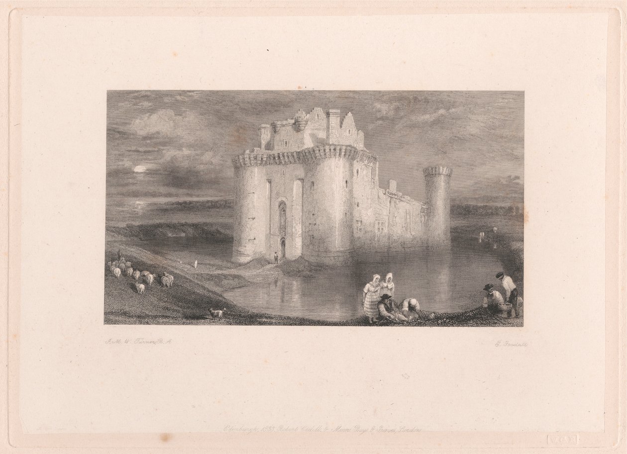 Caerlaverock kastély alkotó: Edward Goodall
