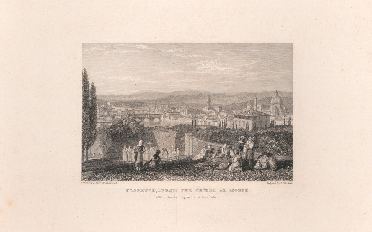 Firenze a Chiesa al Monte-ból alkotó: Edward Goodall