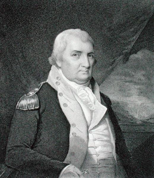 Charles Cotesworth Pinckney vezérőrnagy (1746-1825), metszette Edward Wellmore (1835) alkotó: Edward Greene Malbone