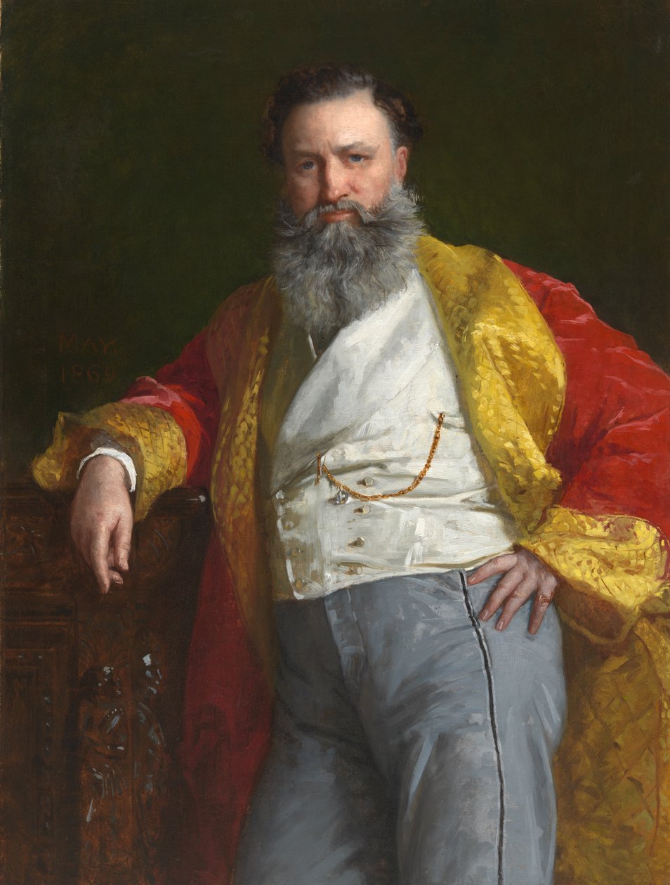 Isaac Merrit Singer, 1869. alkotó: Edward Harrison May