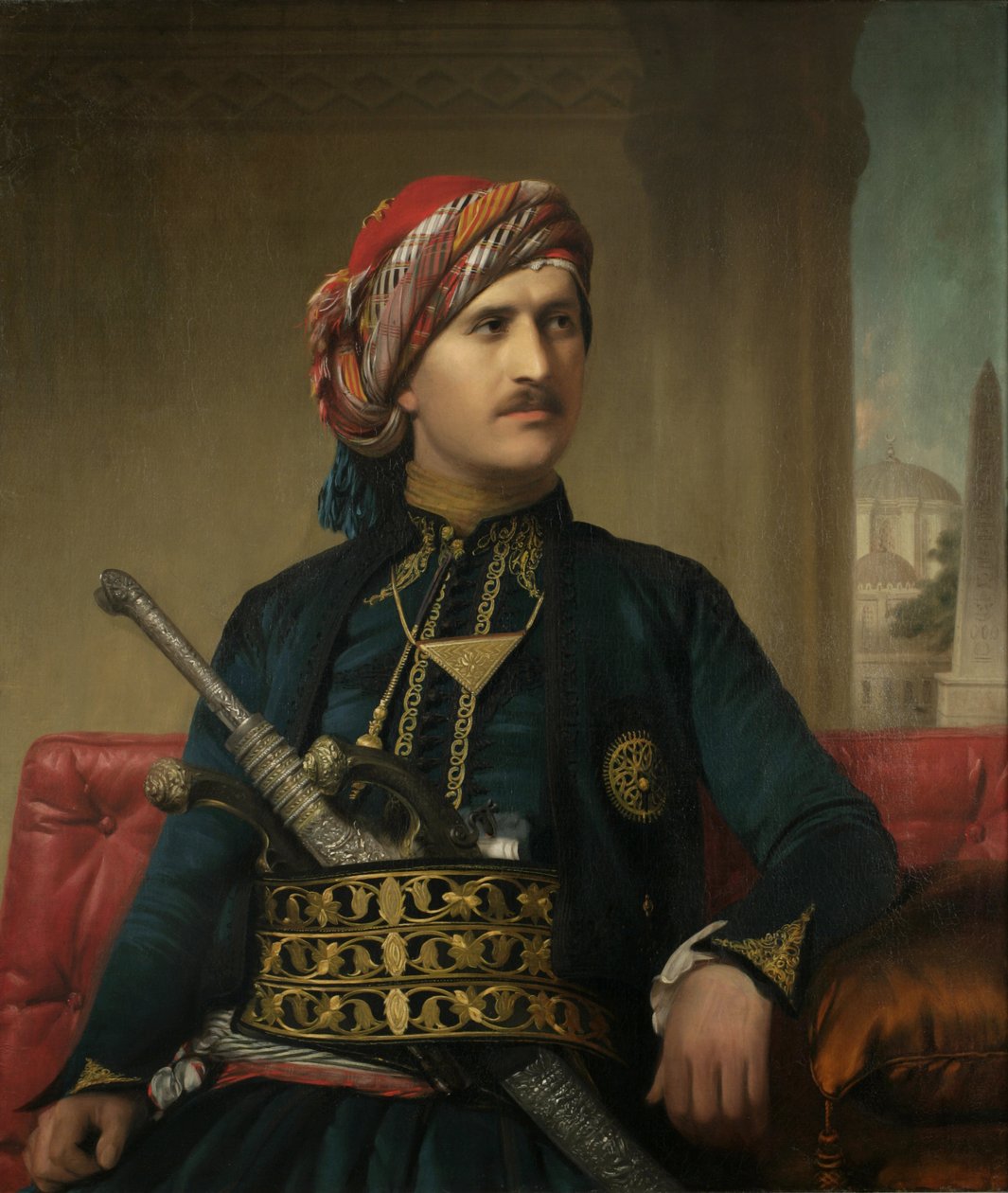 Örmény török viselet régi stílusában, 1848-49 alkotó: Edward Hartley Mooney