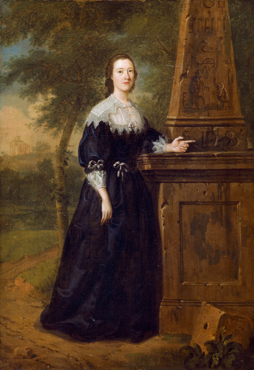 Miss Elizabeth Wandesford 1753 körül (olaj, vászon) alkotó: Edward Haytley