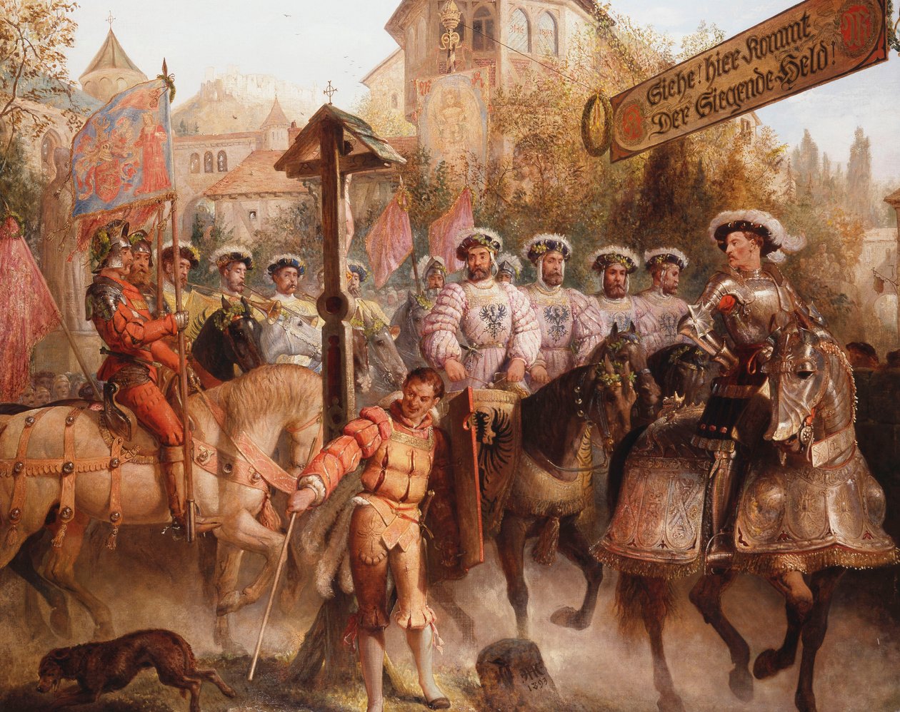 A körmenet, 1893 alkotó: Edward Henry Corbould