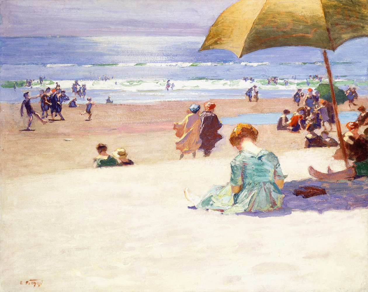 Óraidő, alkotó: Edward Henry Potthast