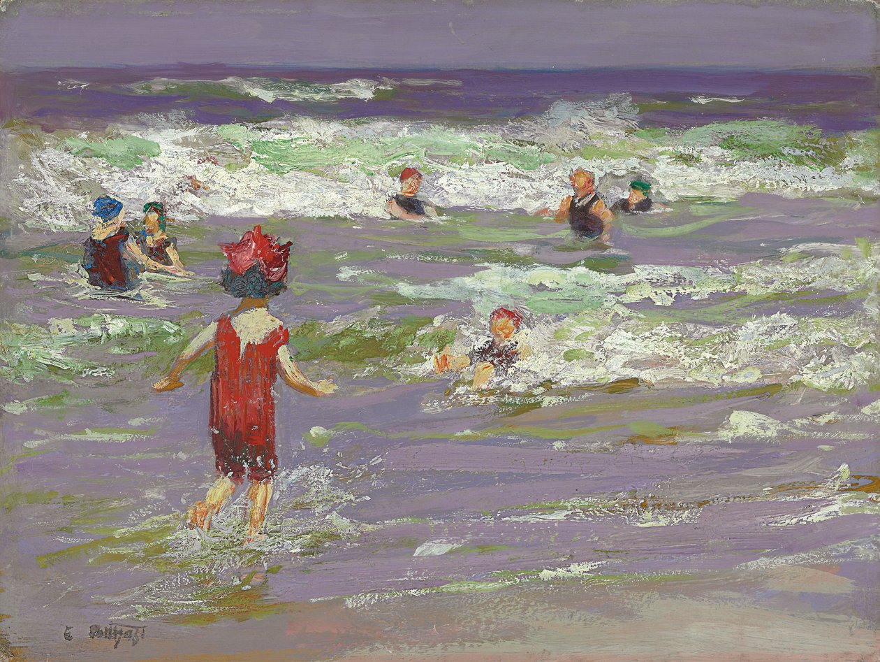 Kis tengeri fürdőző alkotó: Edward Henry Potthast