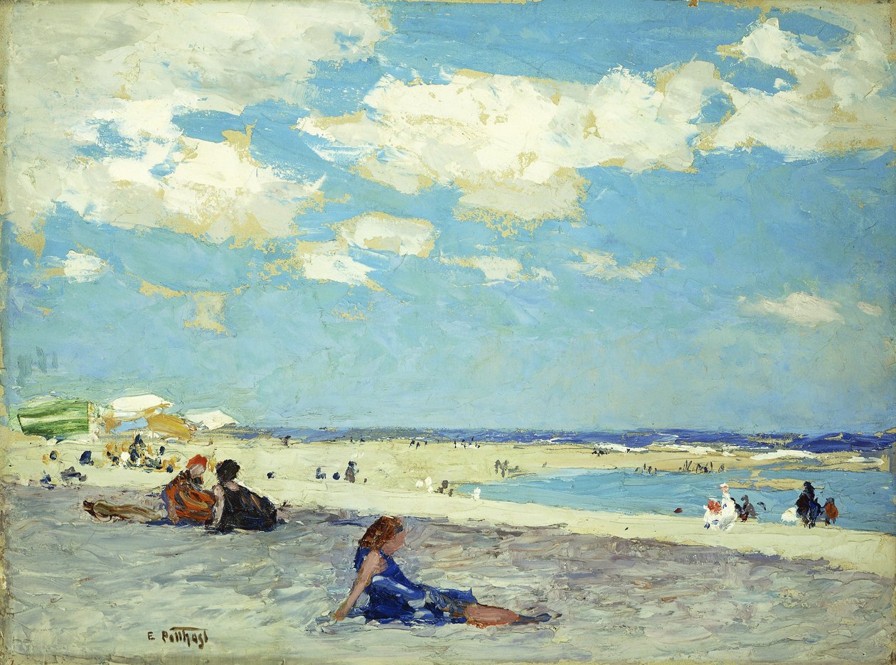 Hosszú part, alkotó: Edward Henry Potthast