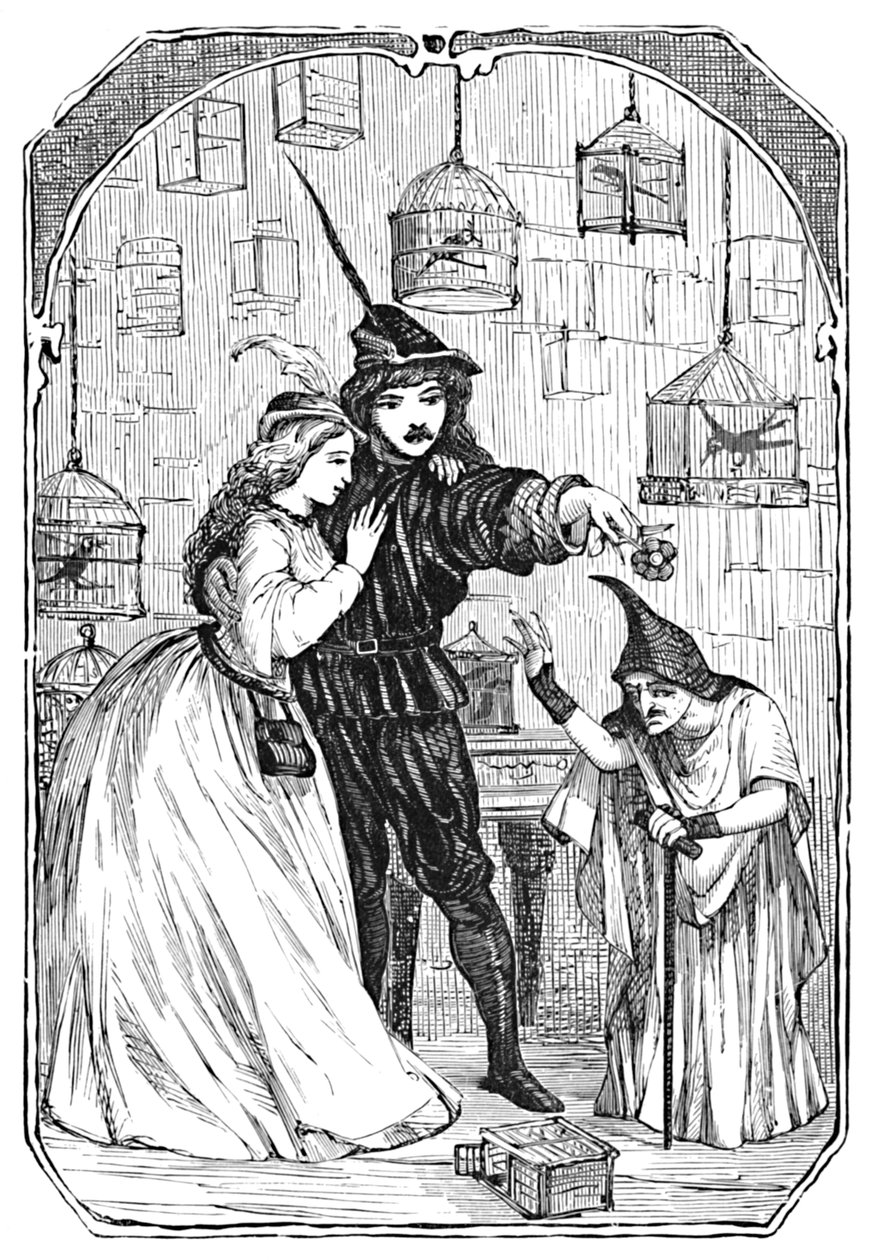 Jorinde és Joringel, 1901 alkotó: Edward Henry Wehnert