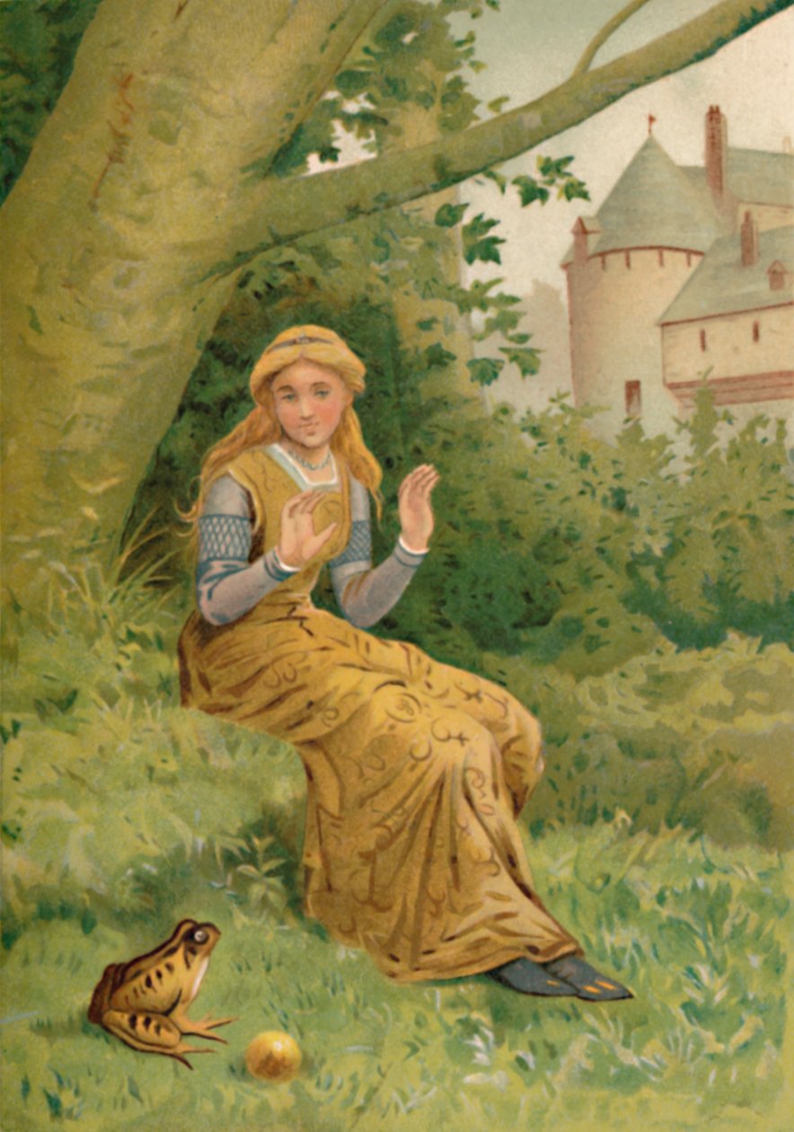 A békaherceg és a királyok lánya, 1901 alkotó: Edward Henry Wehnert