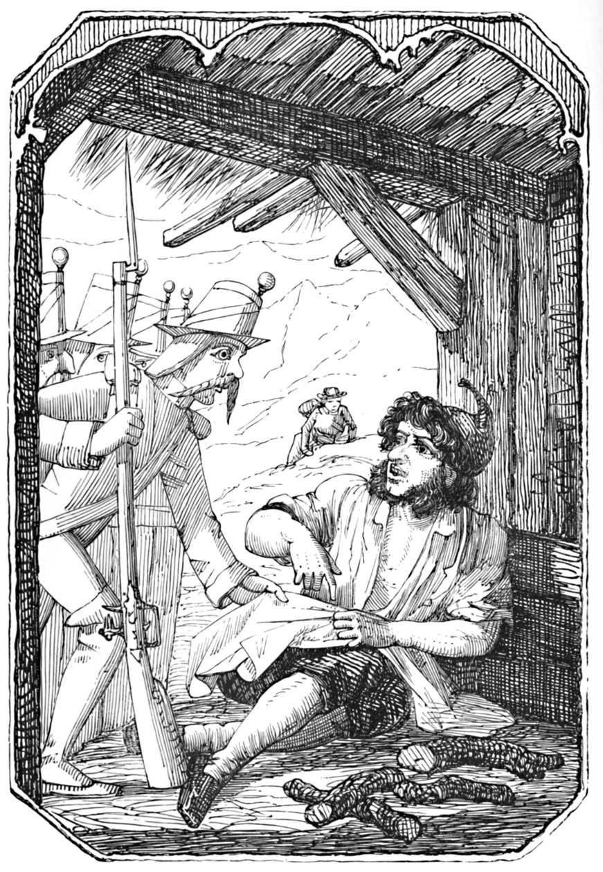 A hátizsák, a kalap és a kürt, 1901 alkotó: Edward Henry Wehnert