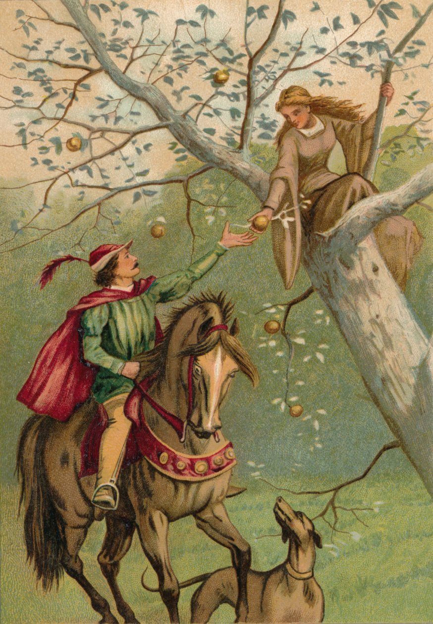 Kétszem és a lovag, 1901 alkotó: Edward Henry Wehnert