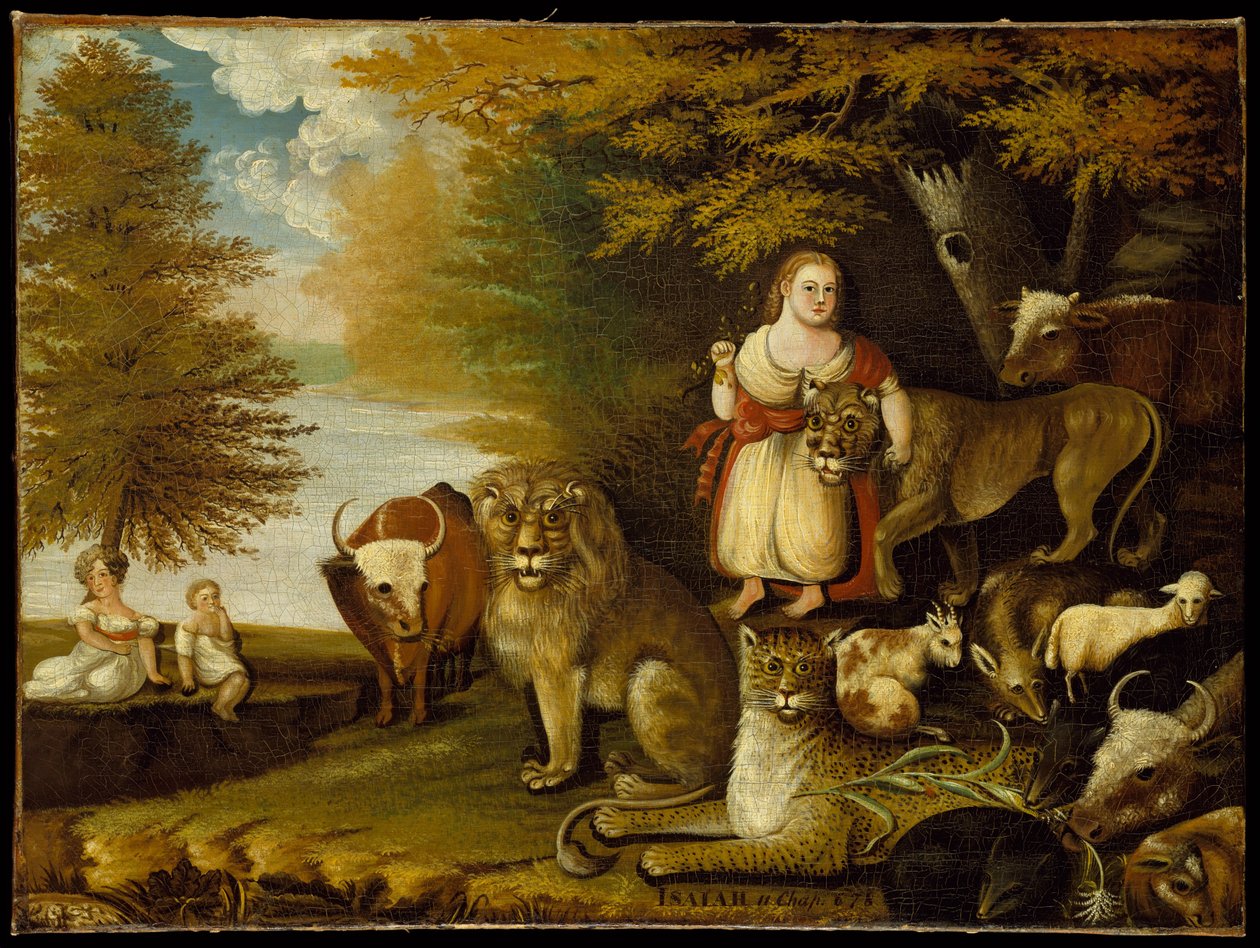 A békés királyság alkotó: Edward Hicks