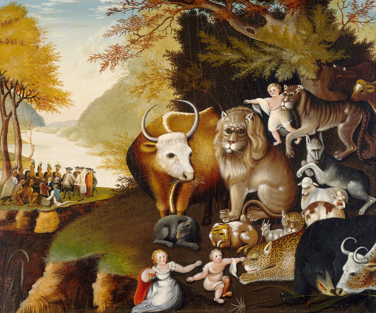 Békés Királyság, 1834 körül alkotó: Edward Hicks