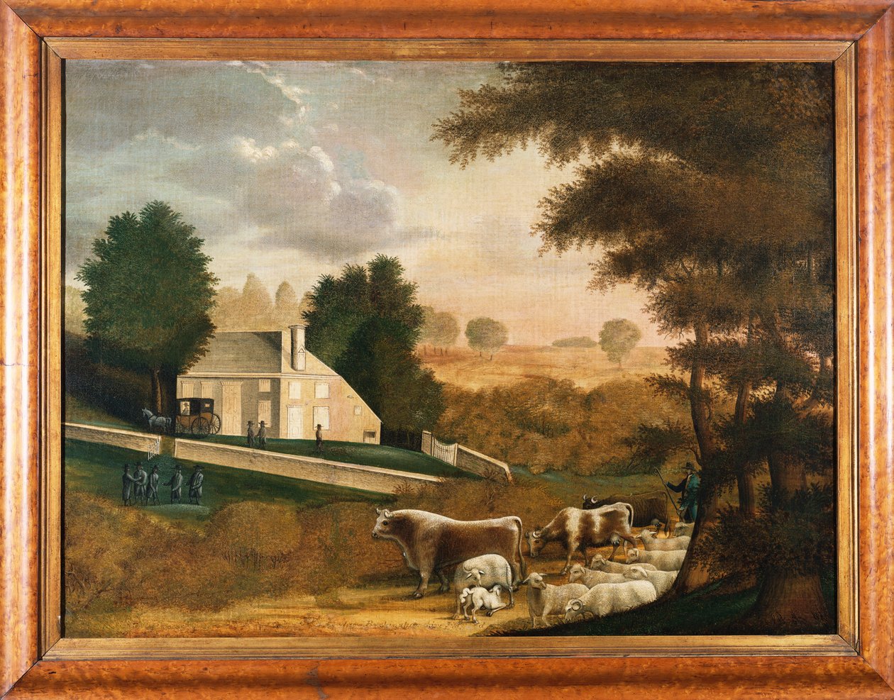 William Penn sírja, 1848 alkotó: Edward Hicks