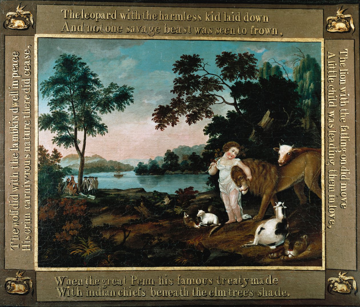 A békés királyság alkotó: Edward Hicks
