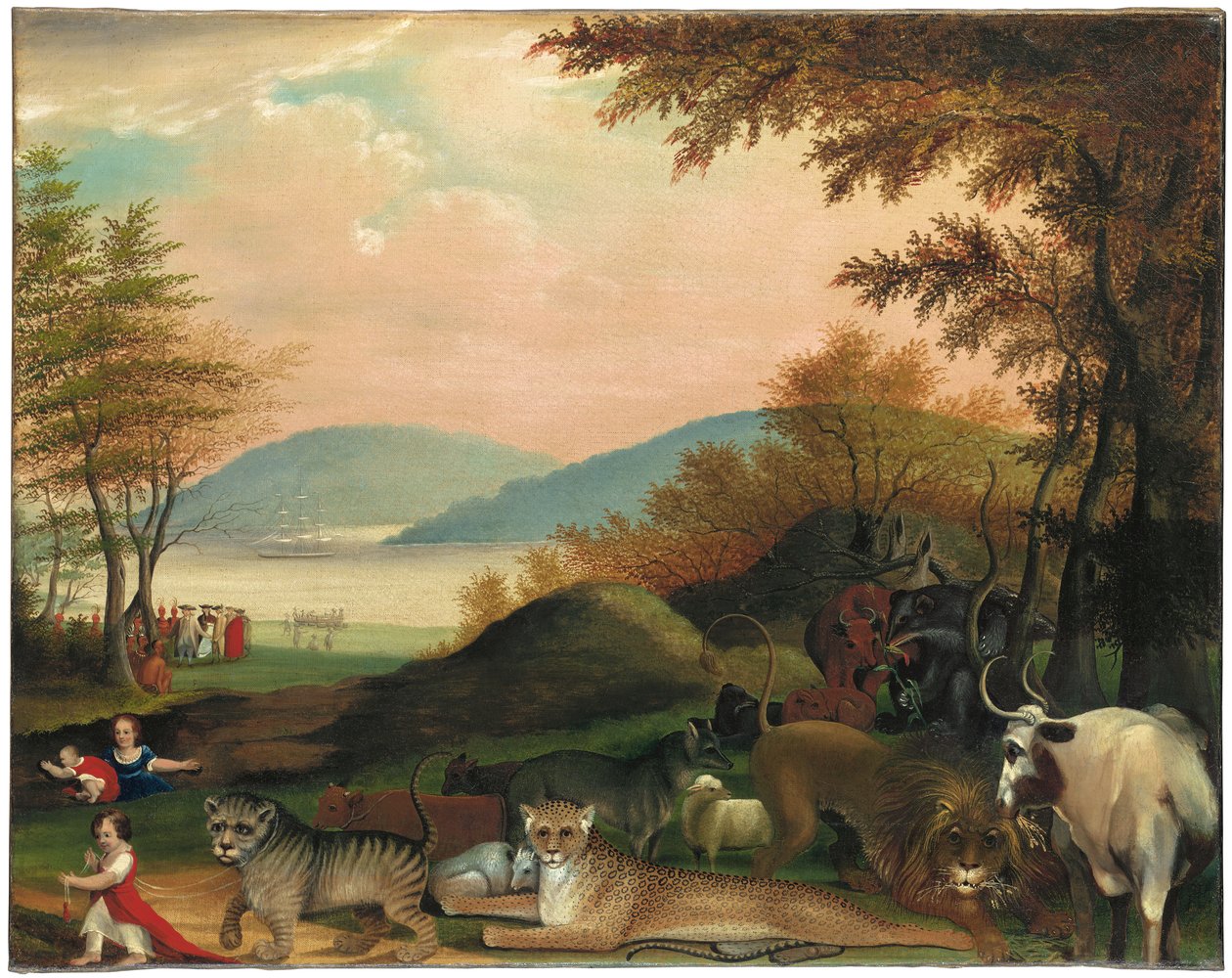 A békés királyság alkotó: Edward Hicks