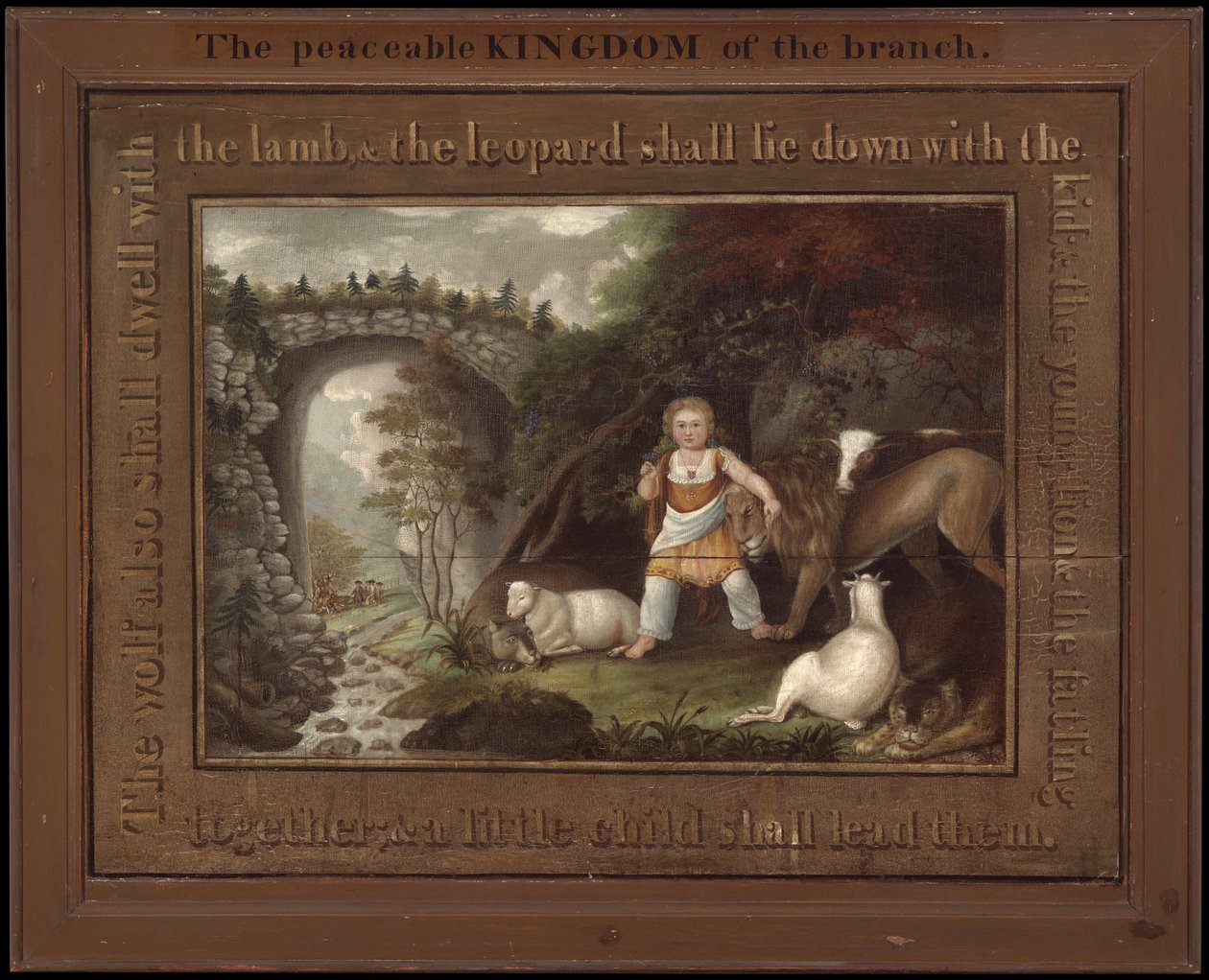 Az ág békés királysága, 1825-30 körül alkotó: Edward Hicks