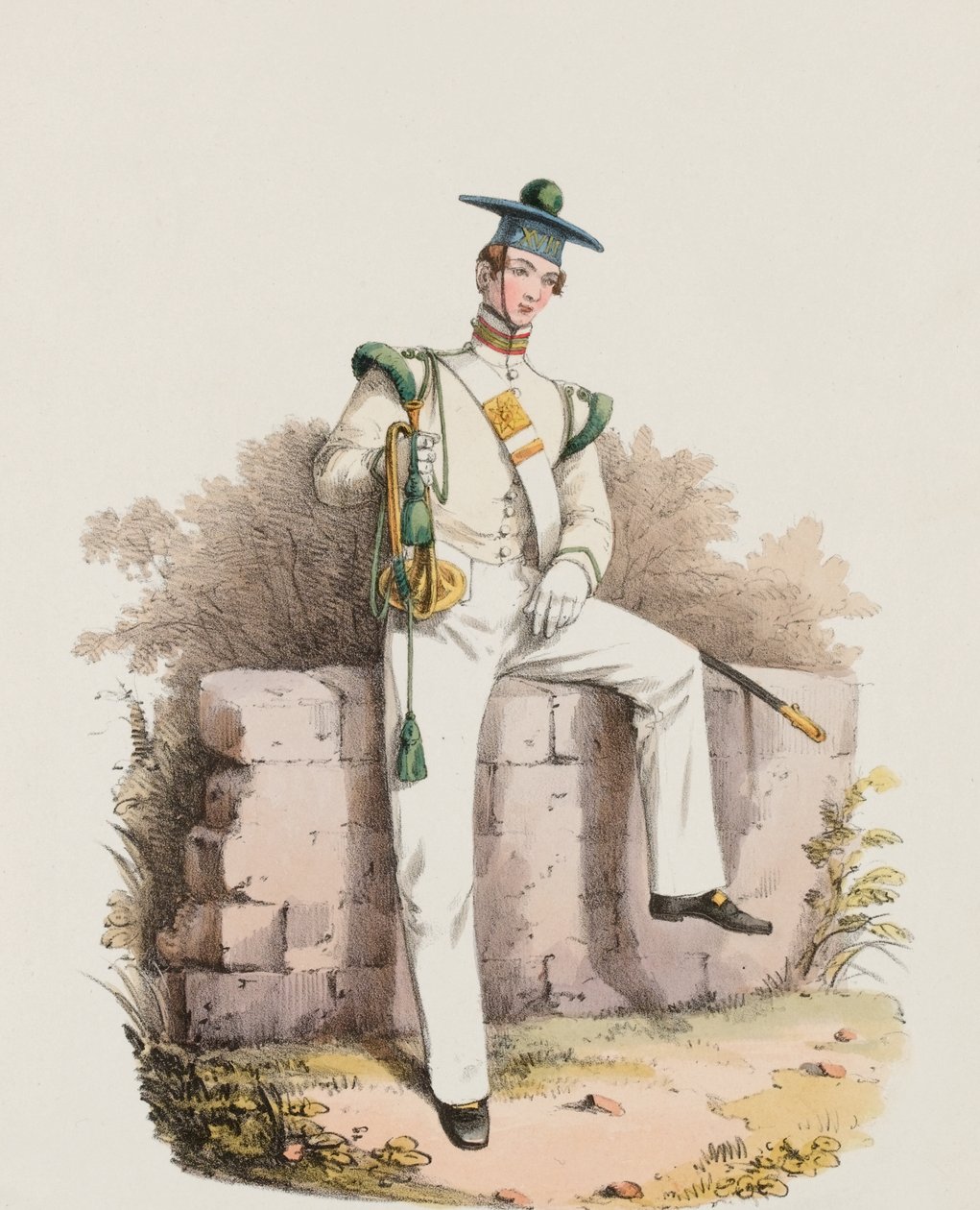 A Tizenhetedik Bugler, Levetkőzzön alkotó: Edward Hull