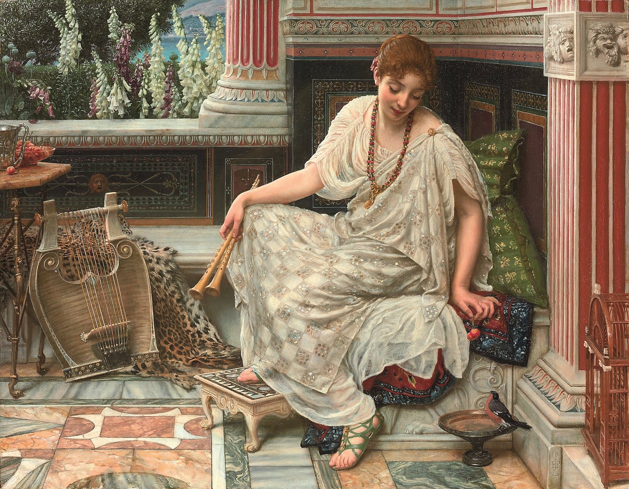 Chloe. Dulcis docta modos et citharae sciens (olaj, vászon) alkotó: Edward John Poynter