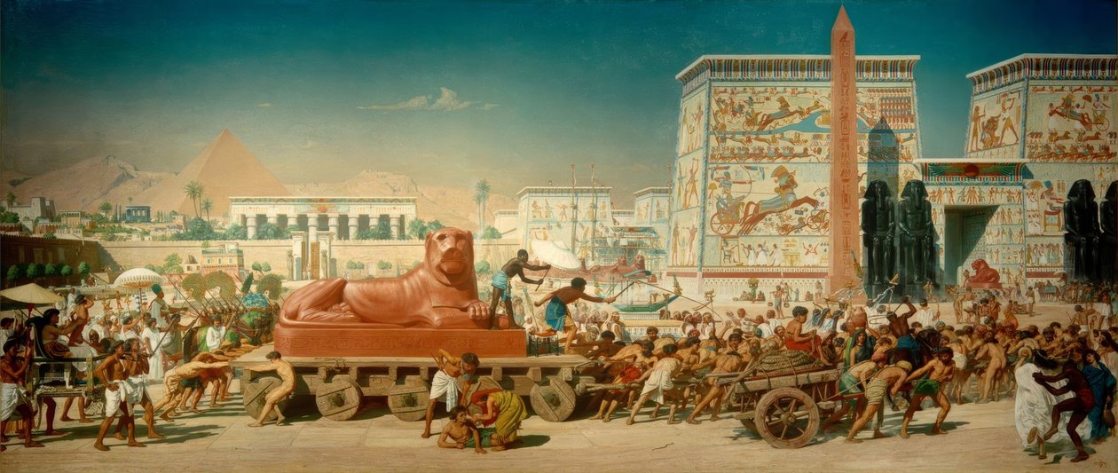 E.J.Poynter, Izrael Egyiptomban alkotó: Edward John Poynter