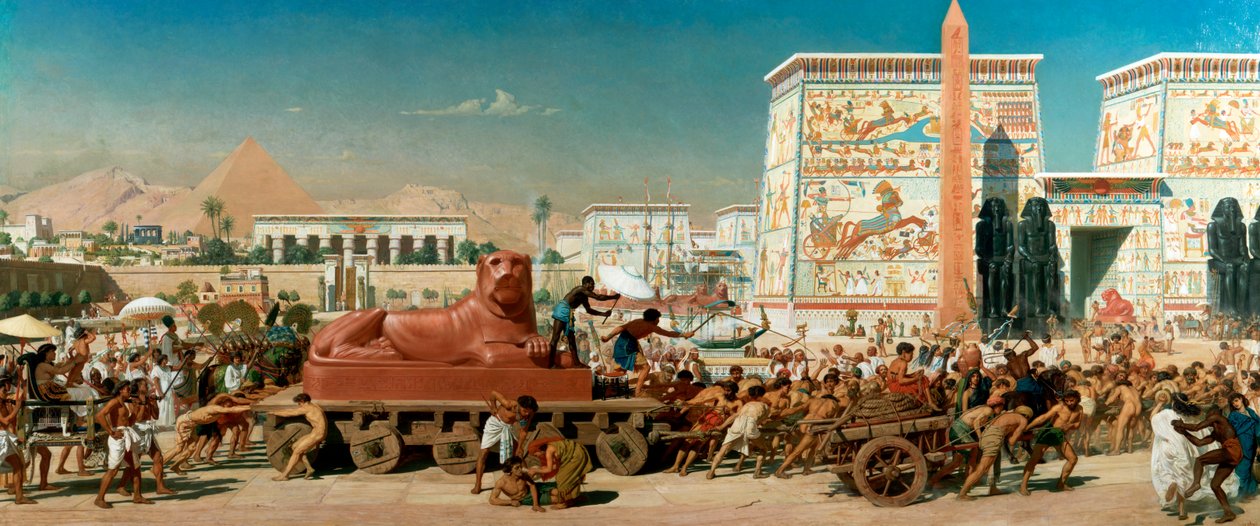 „Izrael Egyiptomban”, 1867 alkotó: Edward John Poynter