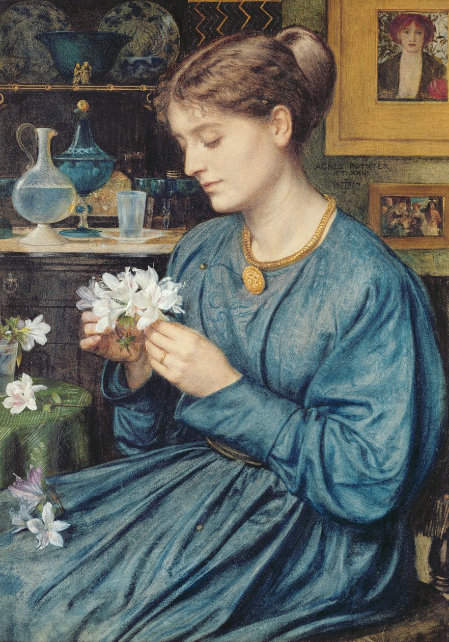 Agnes Poynter portréja, 1867 alkotó: Edward John Poynter