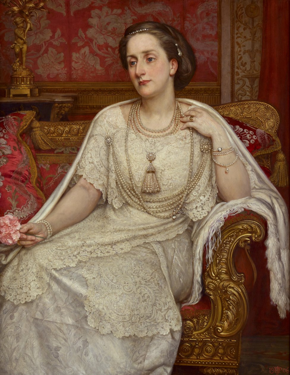 Lady Edith portréja, Henry, Northumberland 7. hercege felesége alkotó: Edward John Poynter