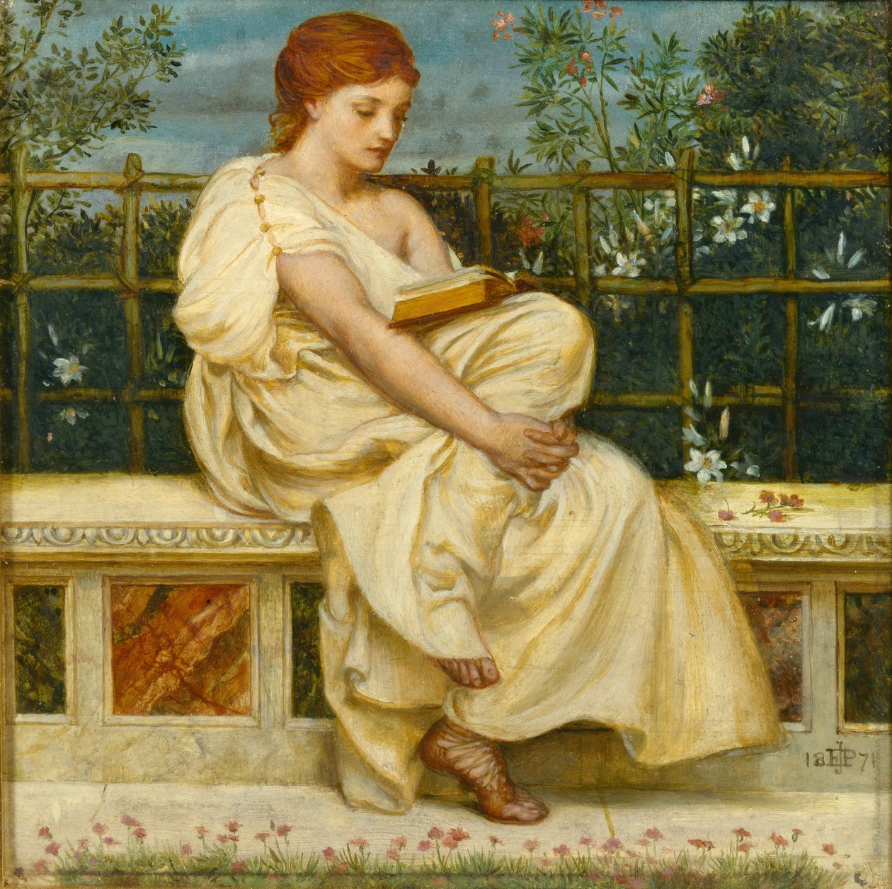 Olvasás alkotó: Edward John Poynter