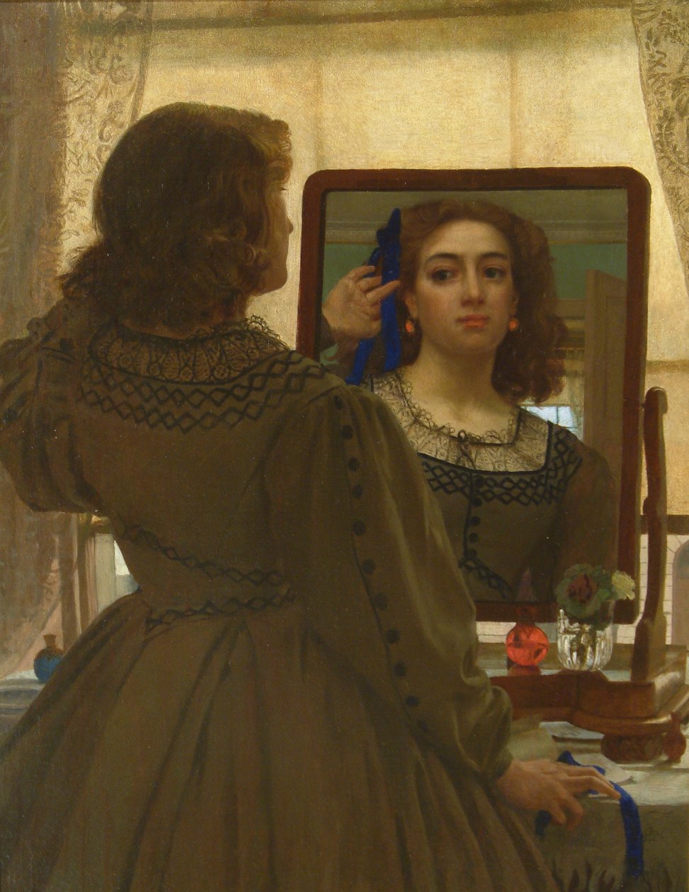 Kékszalagcsokor, 1862 alkotó: Edward John Poynter