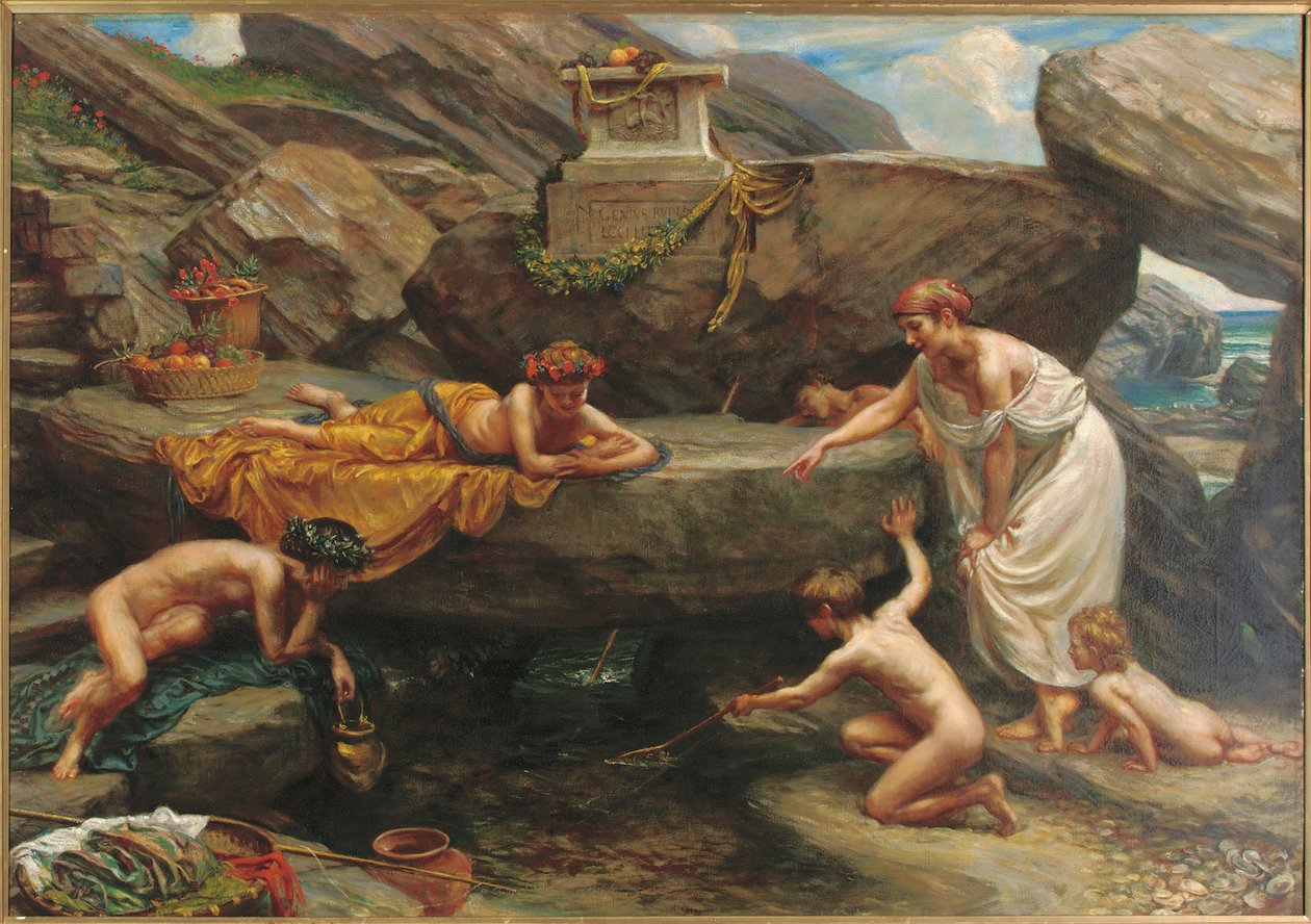 A mélység csodái: idill alkotó: Edward John Poynter