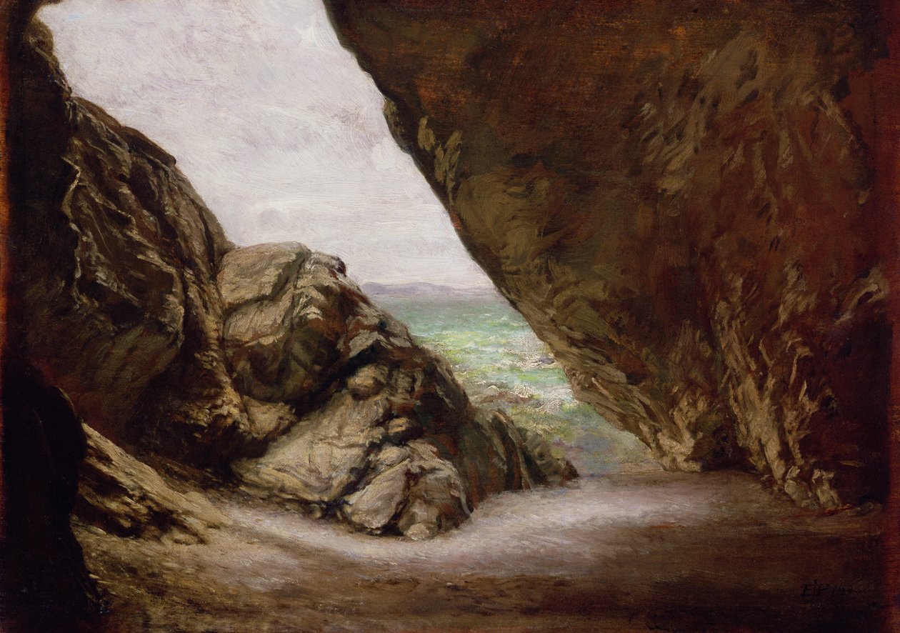 A barlang Tintagelben, 1903 alkotó: Edward John Poynter