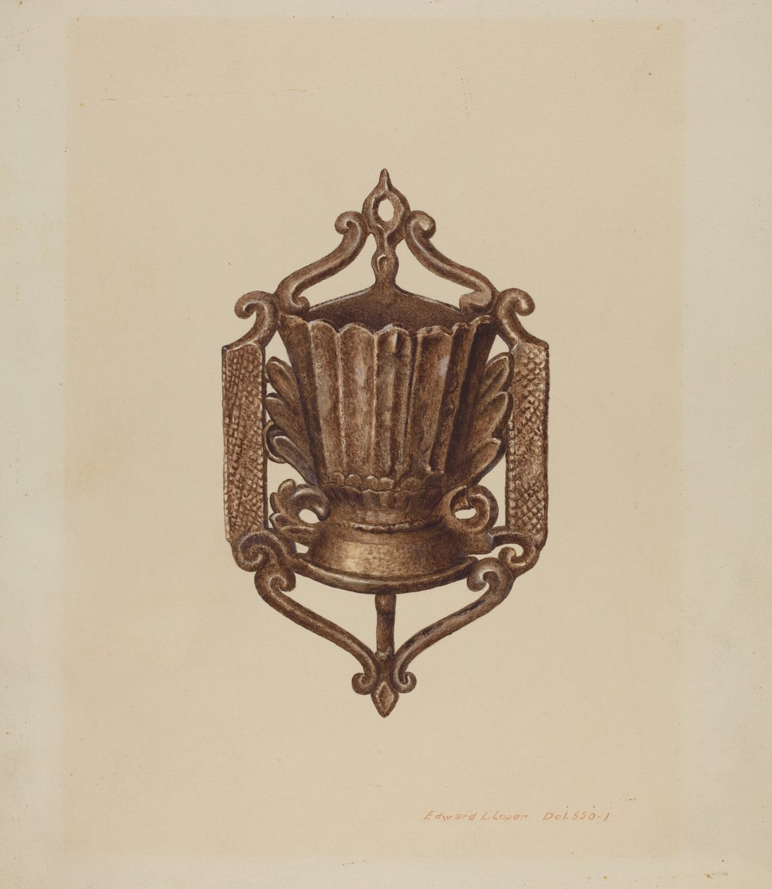 Gyufatartó alkotó: Edward L. Loper