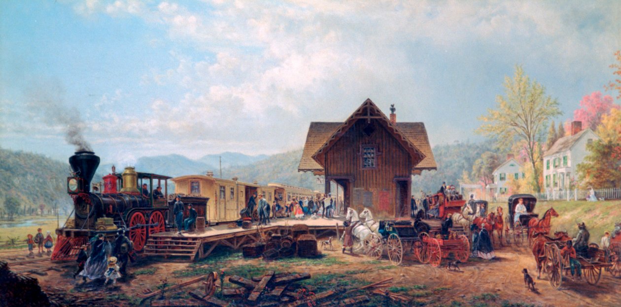A 9:45-ös szállás, 1867 alkotó: Edward Lamson Henry