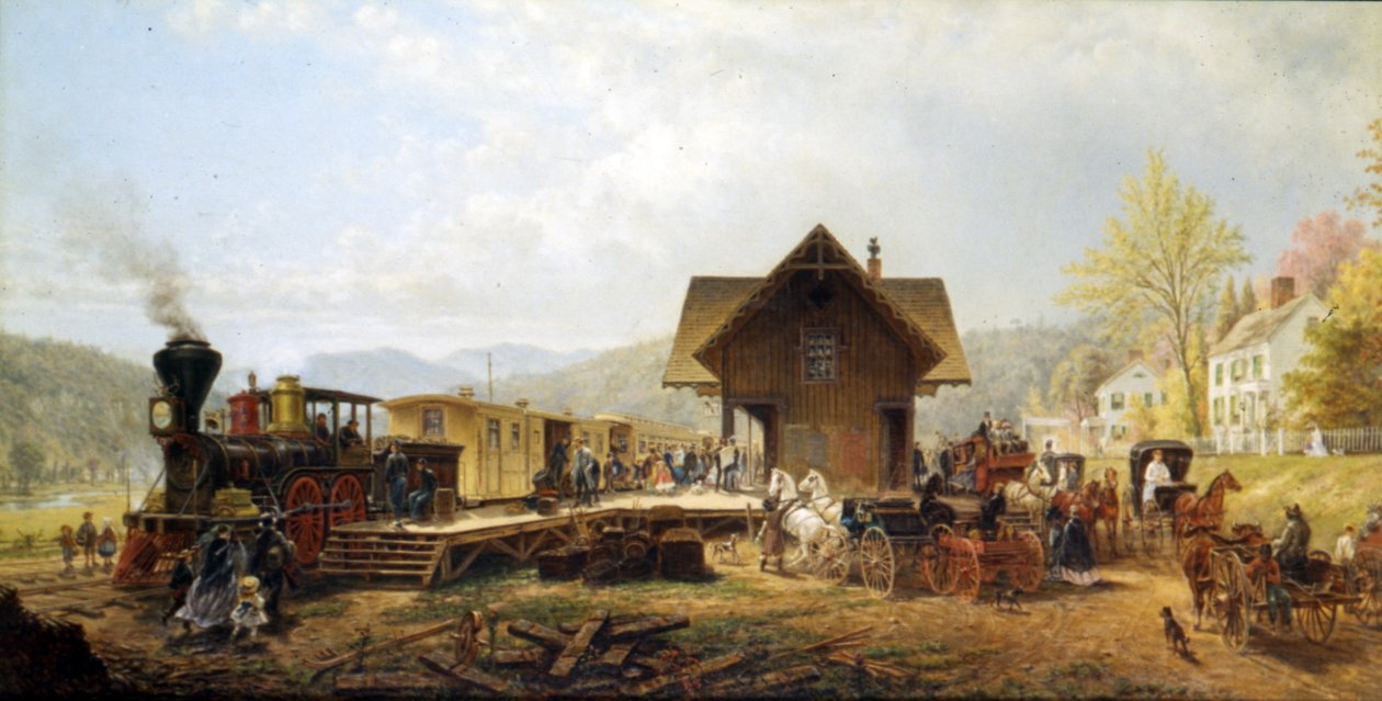 A 945-ös vonat alkotó: Edward Lamson Henry
