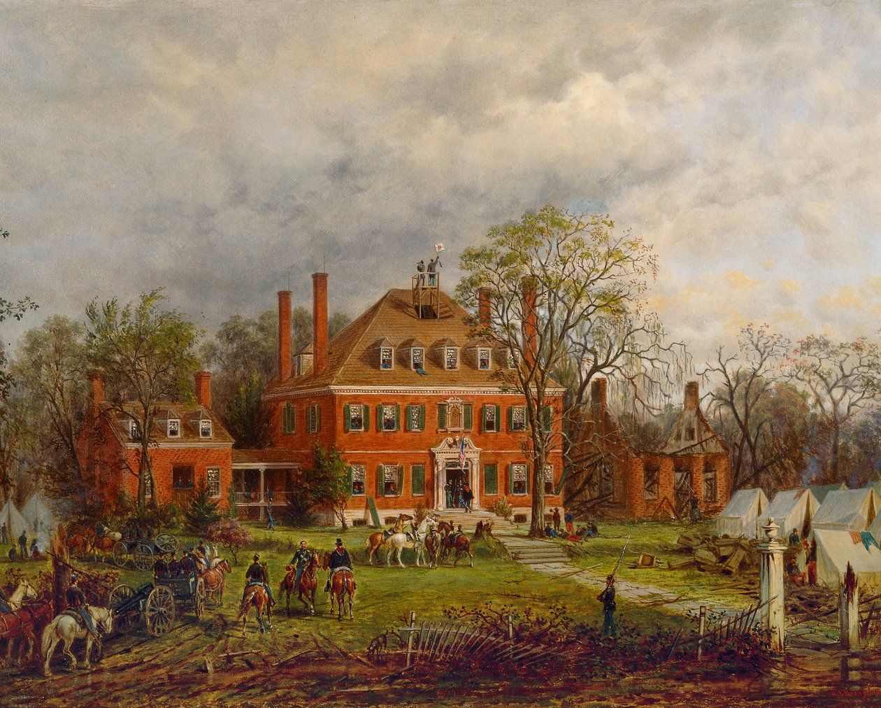 A régi Westover-ház alkotó: Edward Lamson Henry