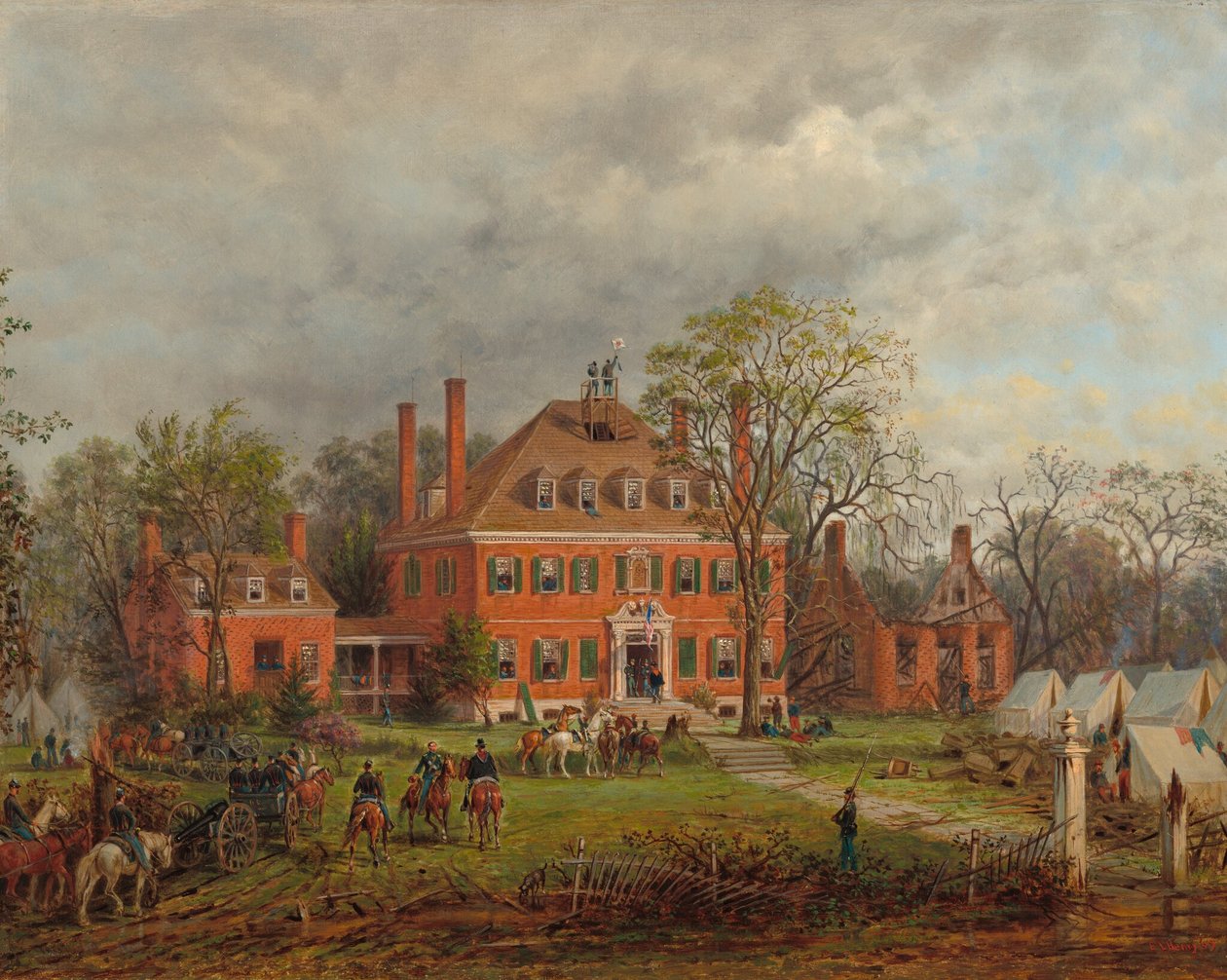 A régi Westover ház alkotó: Edward Lamson Henry
