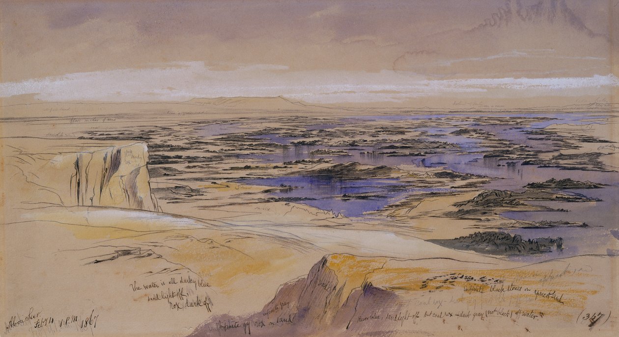 Abou Látóról alkotó: Edward Lear
