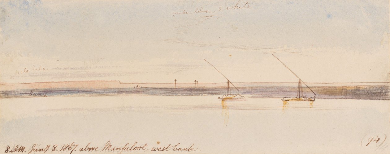 Manfaloot felett; 1867. január 8., reggel 8 óra (94) alkotó: Edward Lear