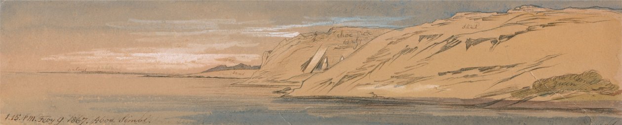 Abu Szimbel alkotó: Edward Lear
