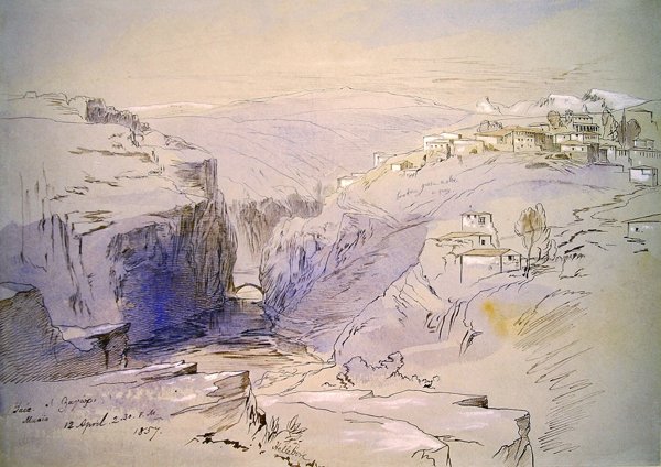 Baja, Zagora, Albánia alkotó: Edward Lear