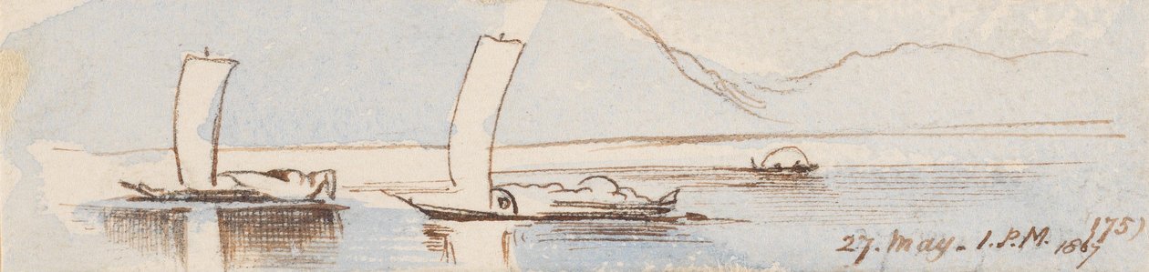 Hajók, 1867. május 27., délután 1 óra (175) alkotó: Edward Lear