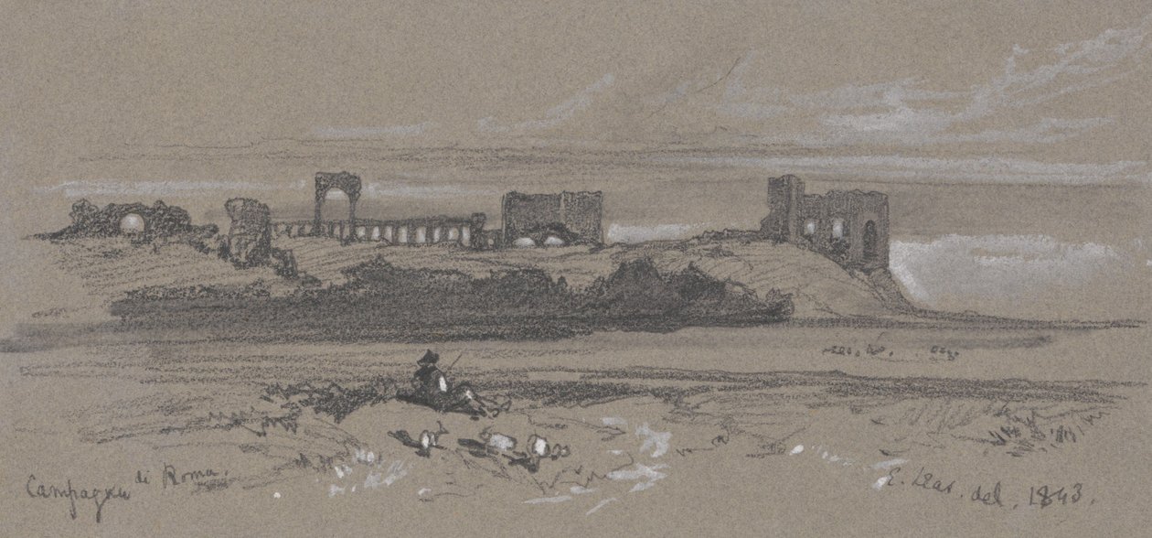 Római vidék alkotó: Edward Lear