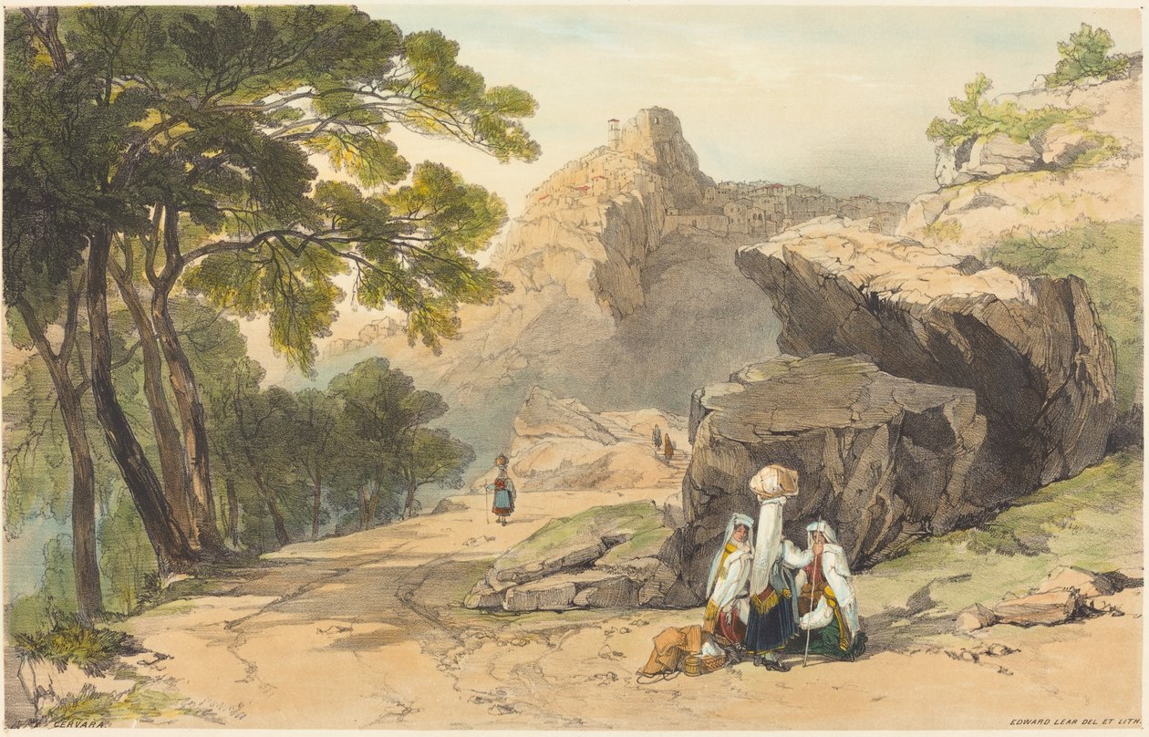 Cervara alkotó: Edward Lear