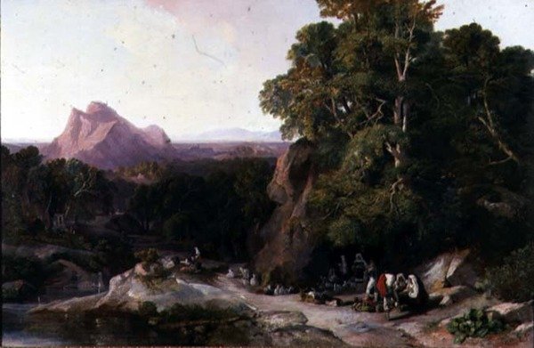 Subiaco polgárai alkotó: Edward Lear