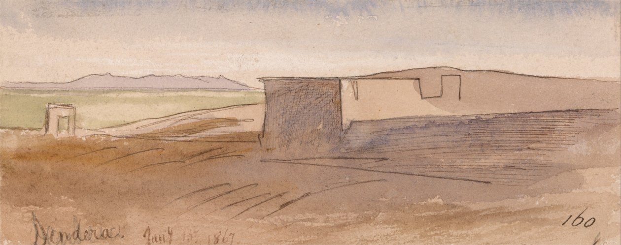 Dendera alkotó: Edward Lear
