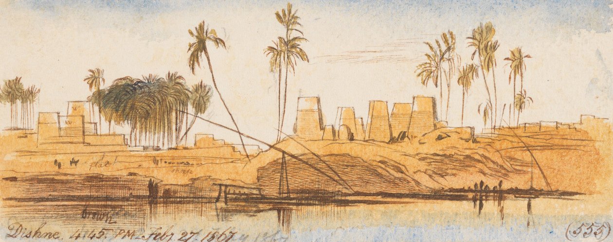 Dishne; 1867. február 27., délután 4 óra 45 perc (555) alkotó: Edward Lear