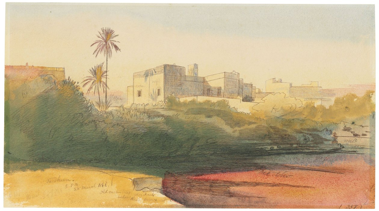Edward Lear, Tarxien, Málta alkotó: Edward Lear